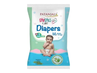 Patanjali Shishu Care Baby Diaper (Medium-1) 28G