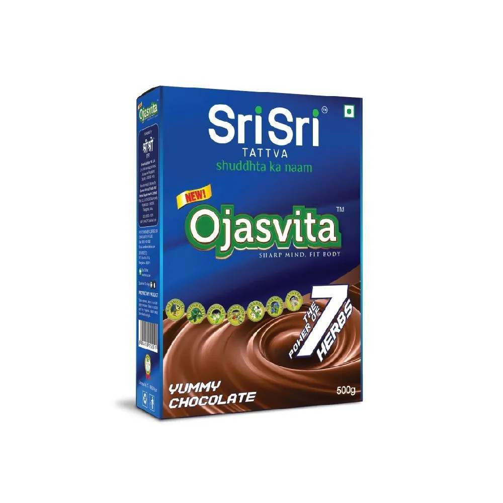 Sri Sri Tattva Chocolate Ojasvita – Sharp Mind and Fit Body, 500g