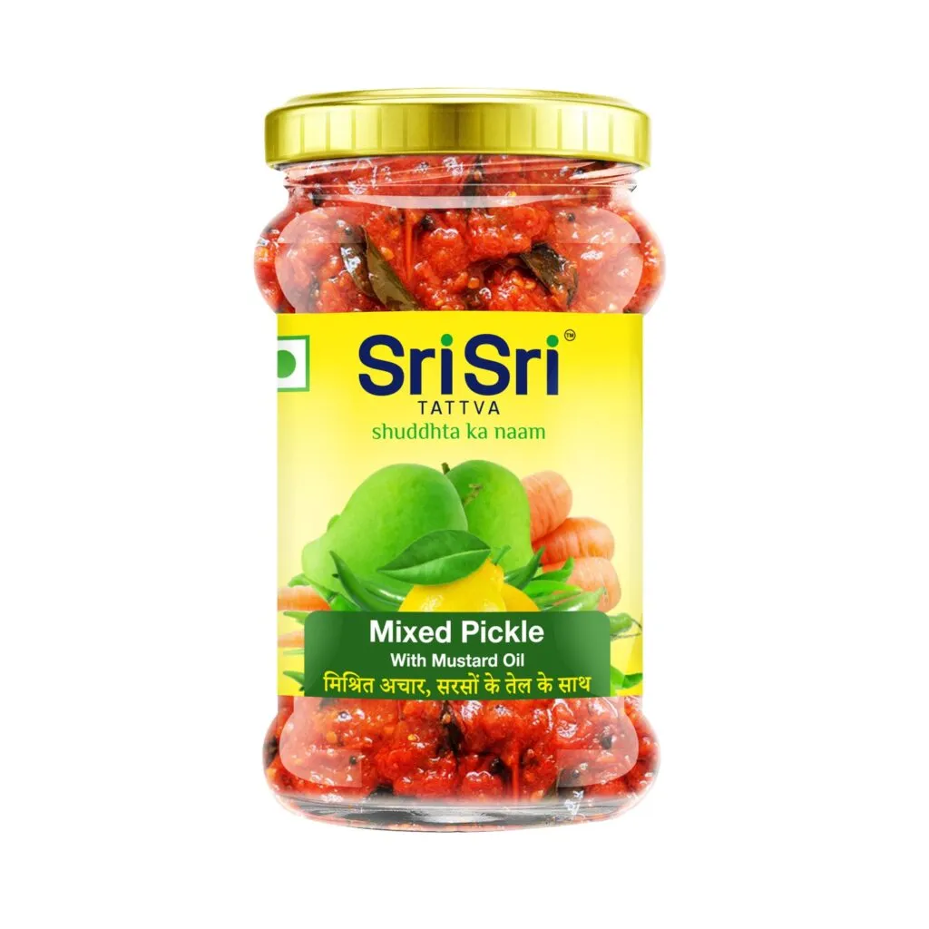 Sri Sri Tattva Mixed Pickle – Mustard Oil, 300g