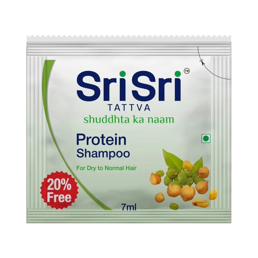 Sri Sri Tattva Protein Shampoo – For Dry to Normal Hair, 7ml