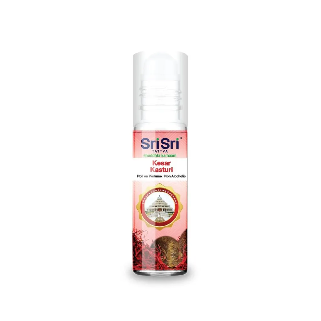 Sri Sri Tattva Roll On Perfume – Kesar Kasturi, 10ml