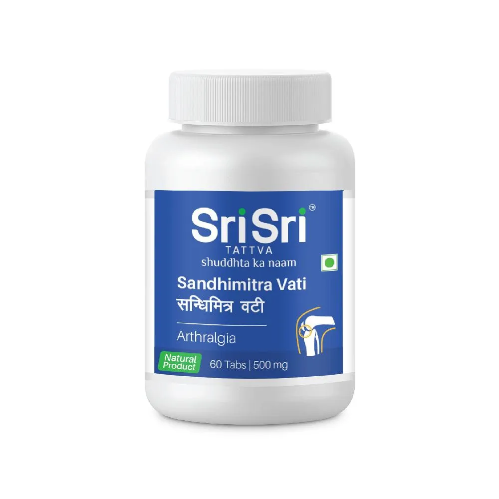 Sri Sri Tattva Sandhimitra Vati – Arthralgia, 60 Tabs , 500mg