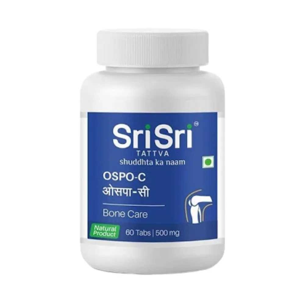 Sri Sri Tattva OSPO-C – Bone Care, 60 Tabs , 500mg