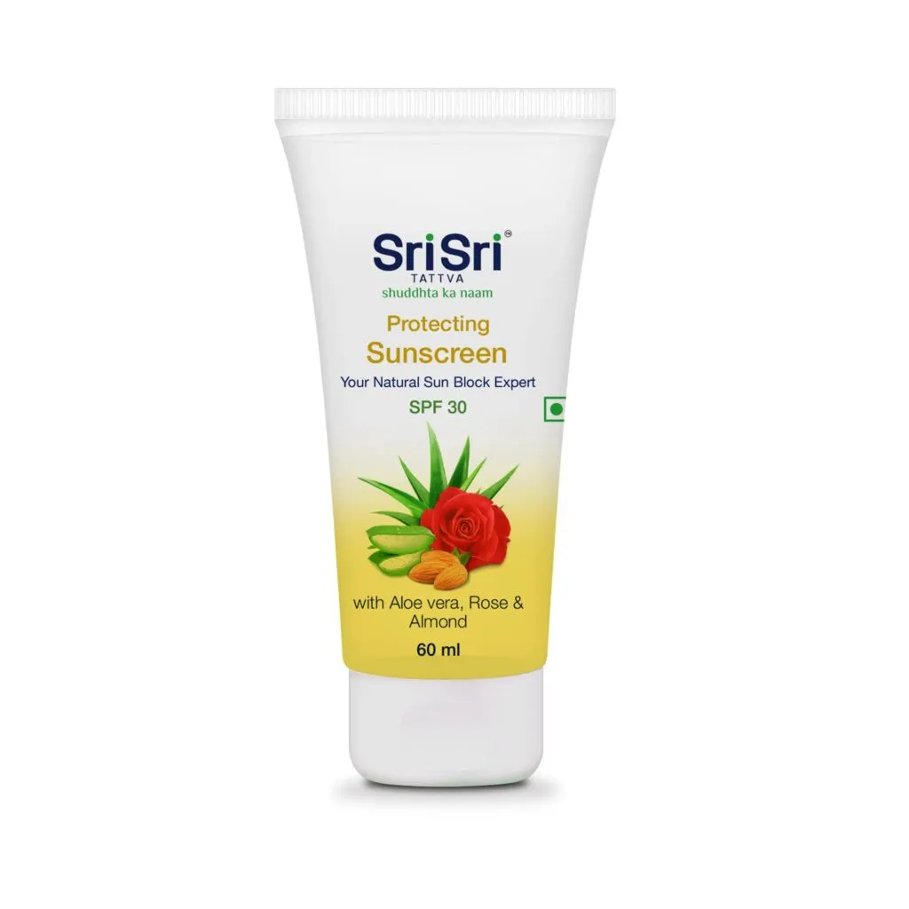 Sri Sri Tattva Protecting Sunscreen Cream – Natural Sun Block Expert, 60ml