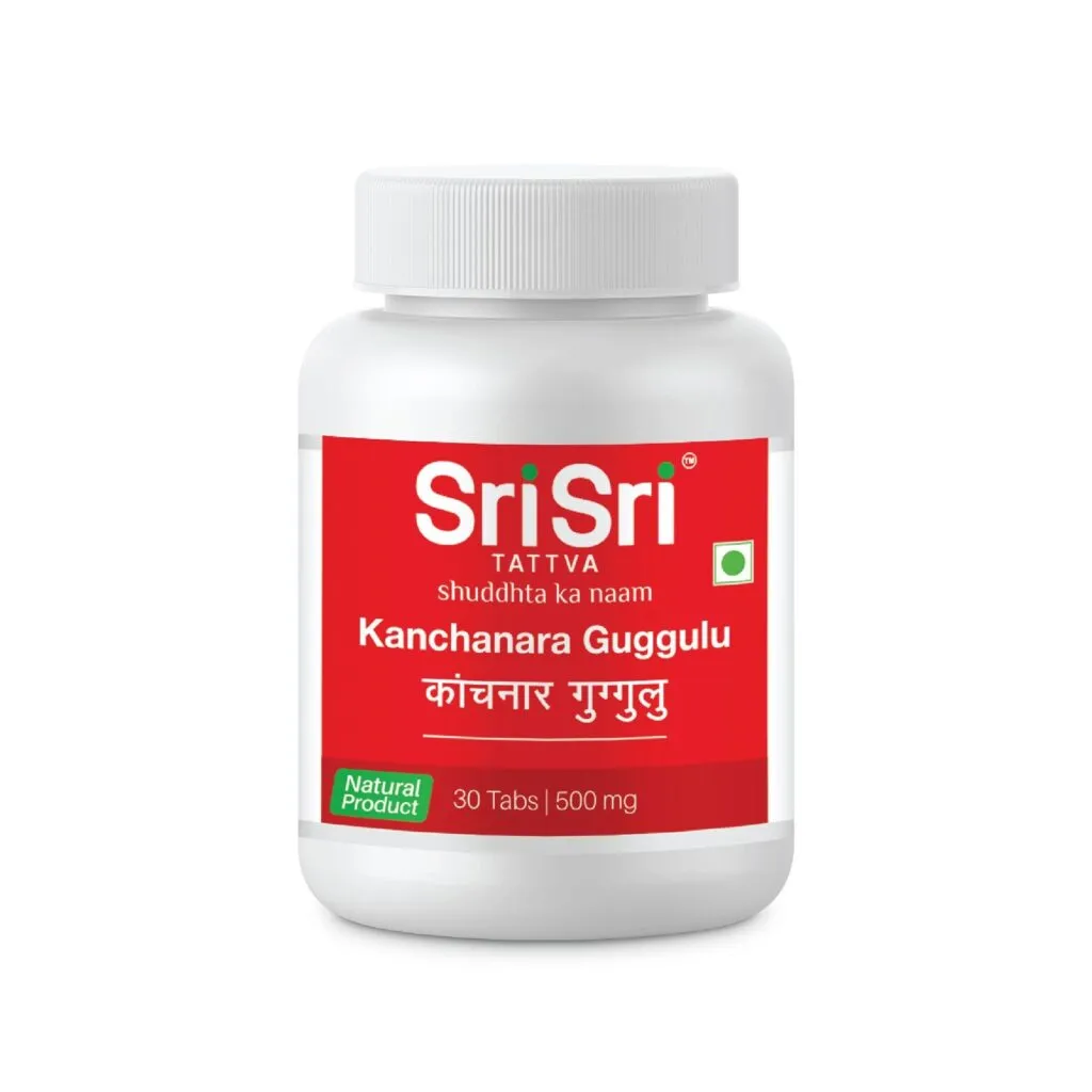Sri Sri Tattva Kanchanara Guggulu – Thyroid, 30 Tabs , 500mg