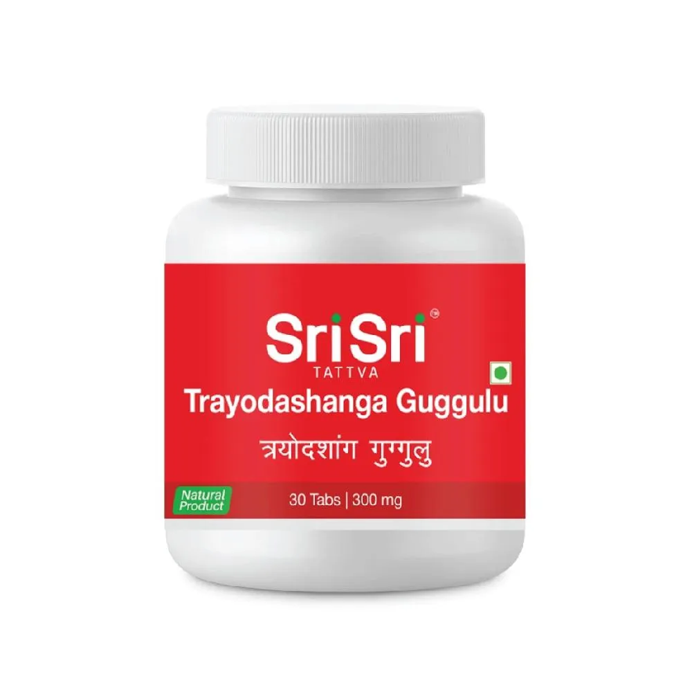 Sri Sri Tattva Trayodashanga Guggulu – Sciatica, 30 tabs , 300mg
