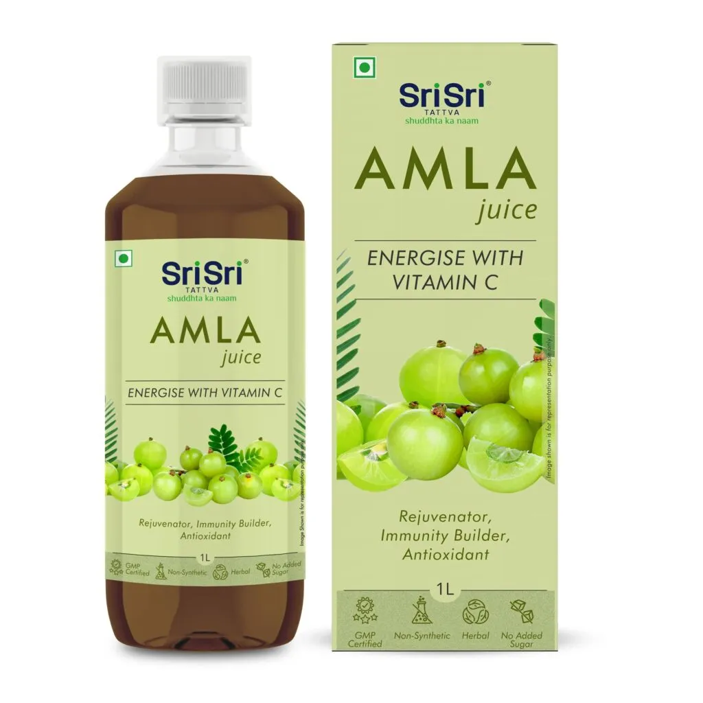 Sri Sri Tattva Amla Juice – No Added Sugar, 1000 ml