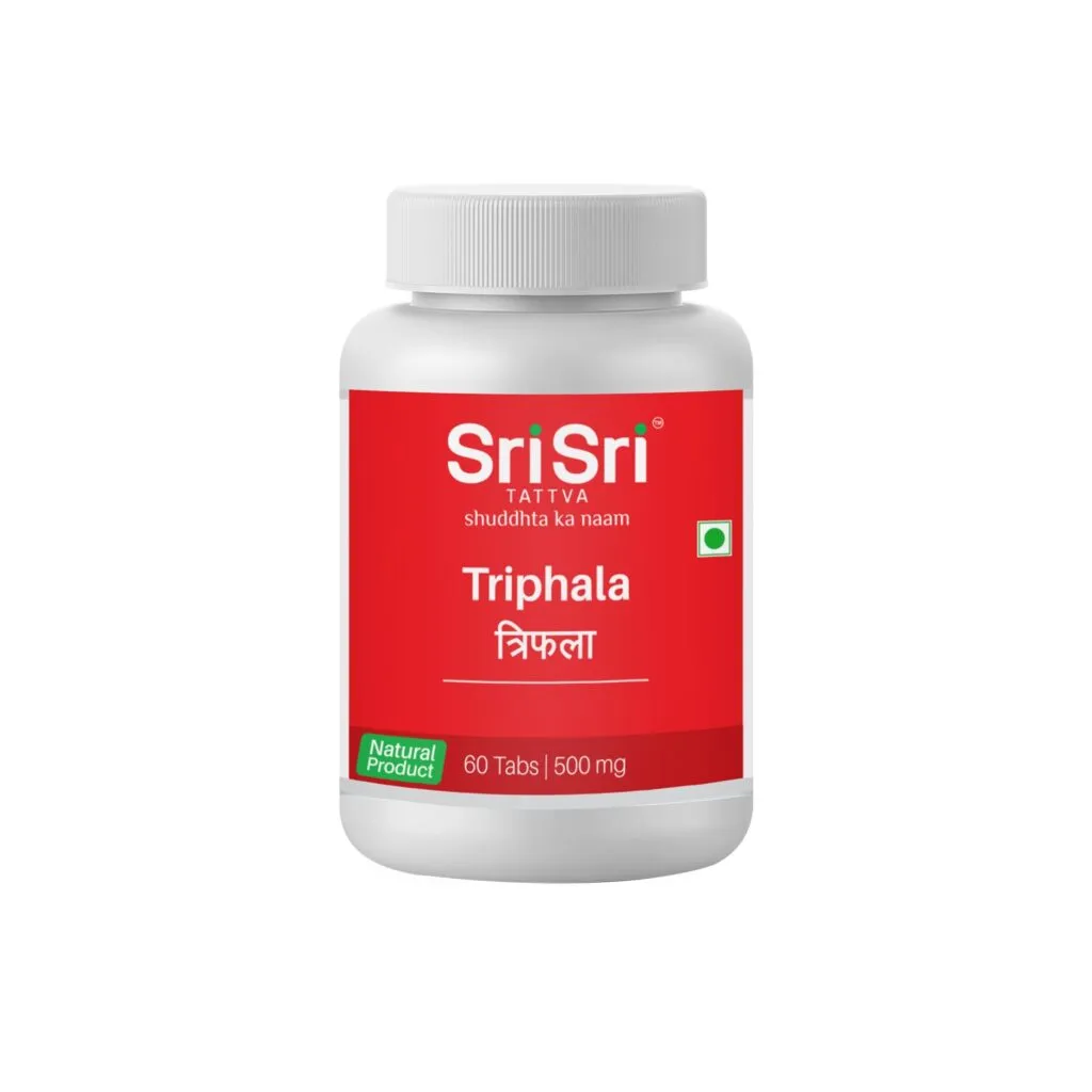 Sri Sri Tattva Triphala – Tridosha Balancer, 60 Tabs , 500mg