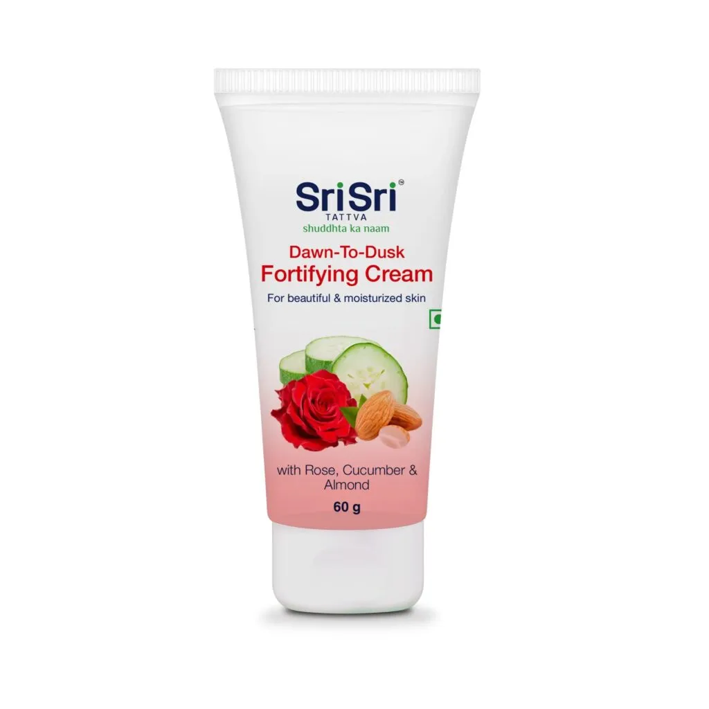 Sri Sri Tattva Dawn To Dusk Fortifying Cream – For Beautiful and Moisturized Skin, 60g