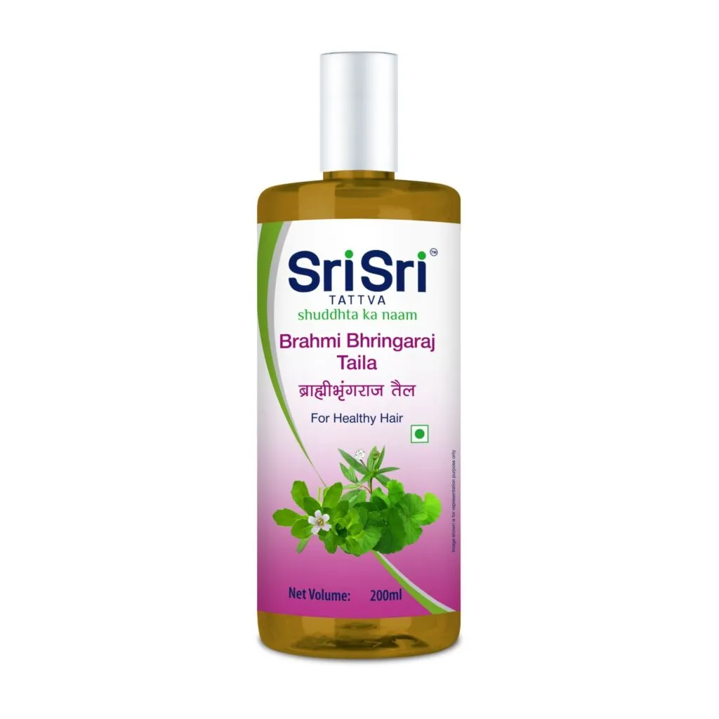 Sri Sri Tattva Brahmi Bhringaraj Taila – Anti Graying, 200ml