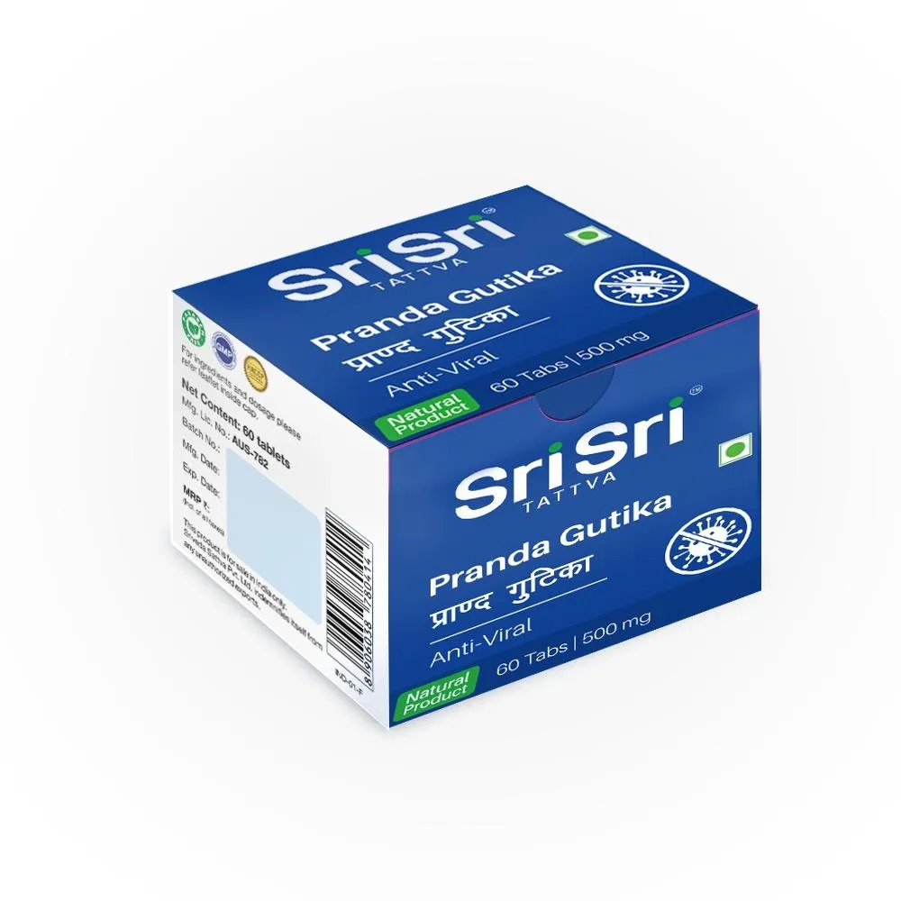Sri Sri Tattva Pranda Gutika – Anti Viral, 100 Tabs , 500mg