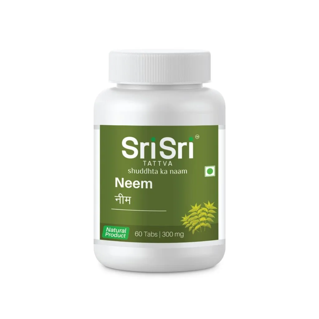 Sri Sri Tattva Neem Tablet – Complete Skin Care, 60 Tabs , 300mg