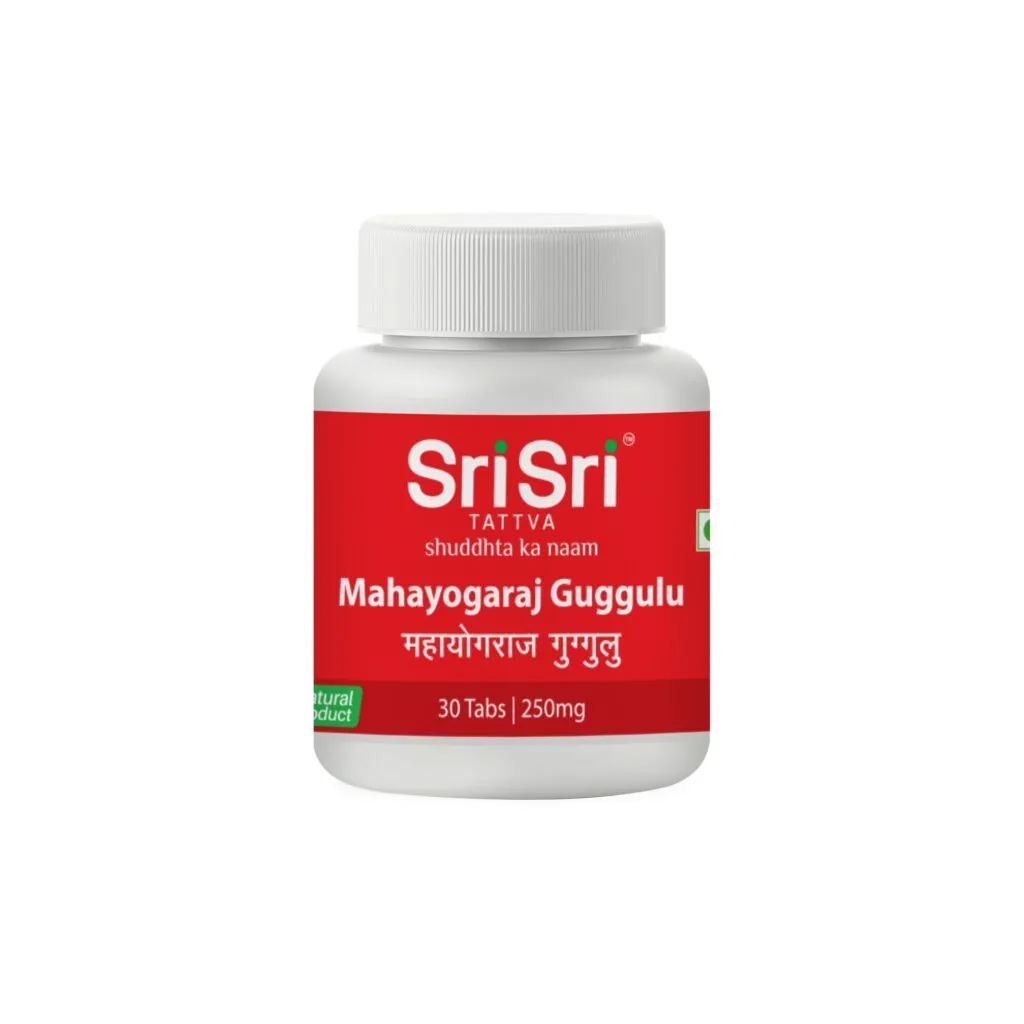 Sri Sri Tattva Mahayogaraja Guggulu – Arthritic Pain Reliver, 30 Tabs , 250mg
