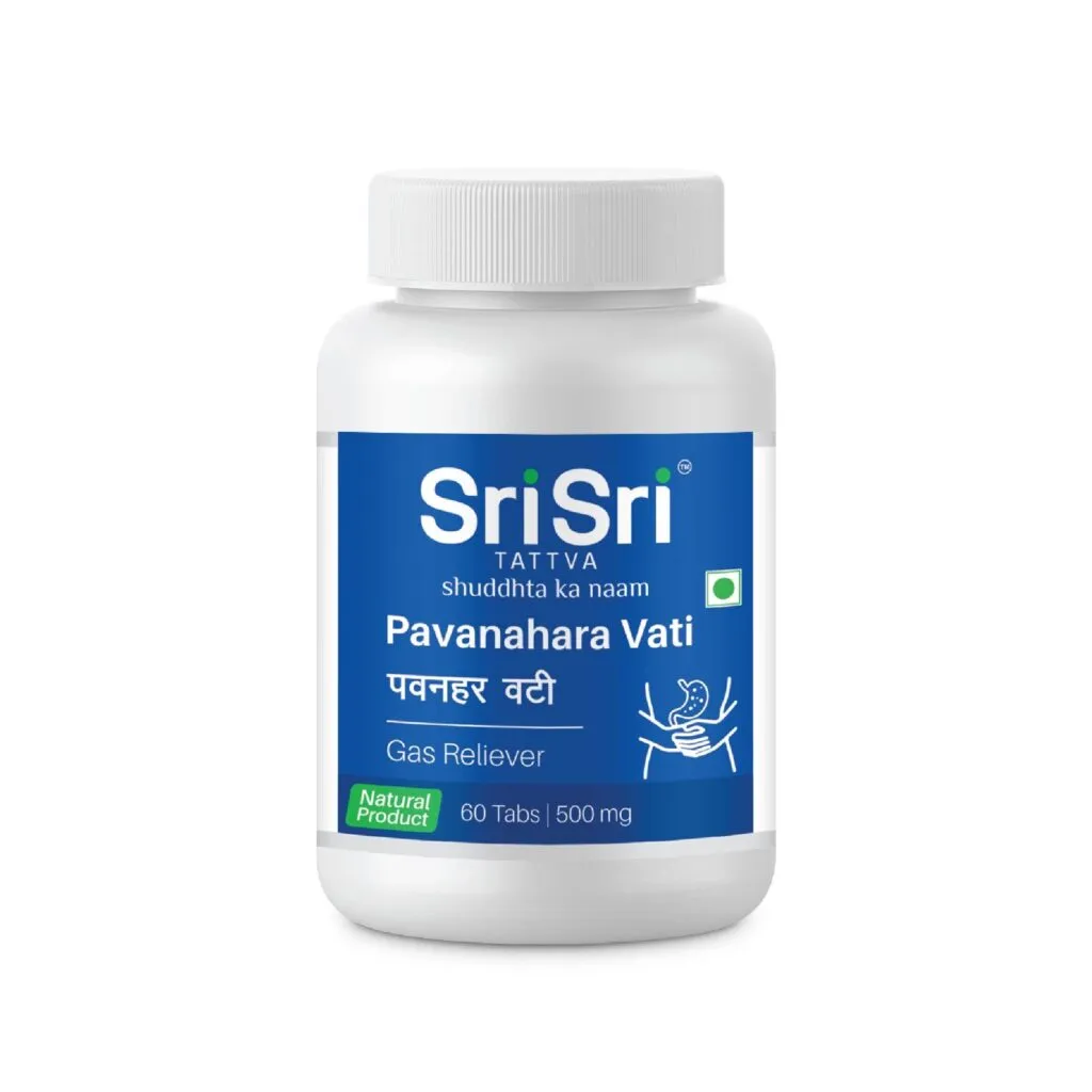 Sri Sri Tattva Pavanhara Vati – Gas Reliever, 60 Tabs , 500mg