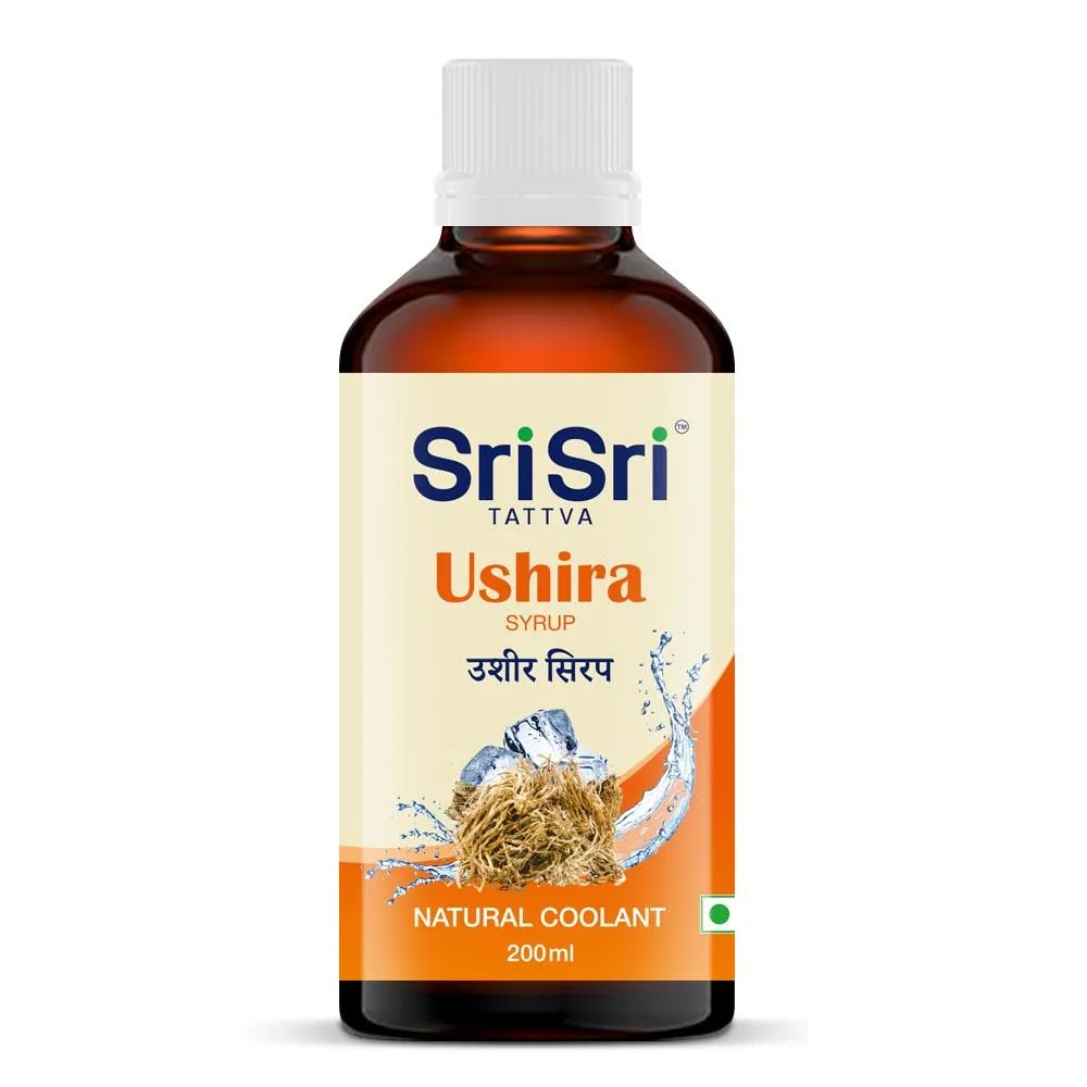 Sri Sri Tattva Ushira Syrup – Fatigue and Burning Micturation, 200ml