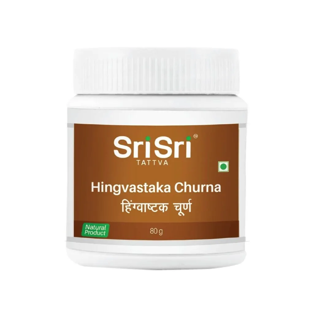 Sri Sri Tattva Hingvastaka Churna – Digestive and Gas Reliever, 80g