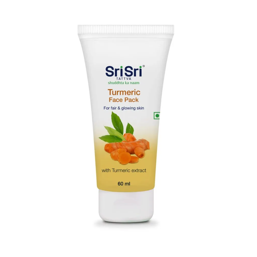Sri Sri Tattva Turmeric Face Pack – For Fair and Glowing Skin, 60g