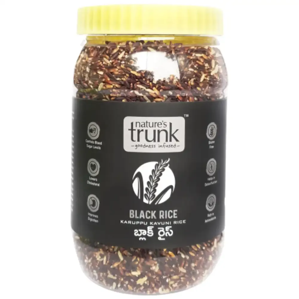 Black Rice Flakes – 550 Gm (Pet Jar)