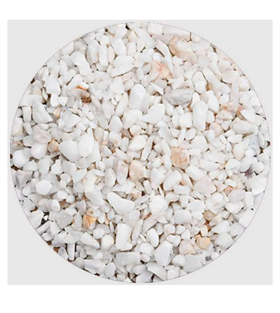Marble Chips White  (Small) – 1.5 Kg