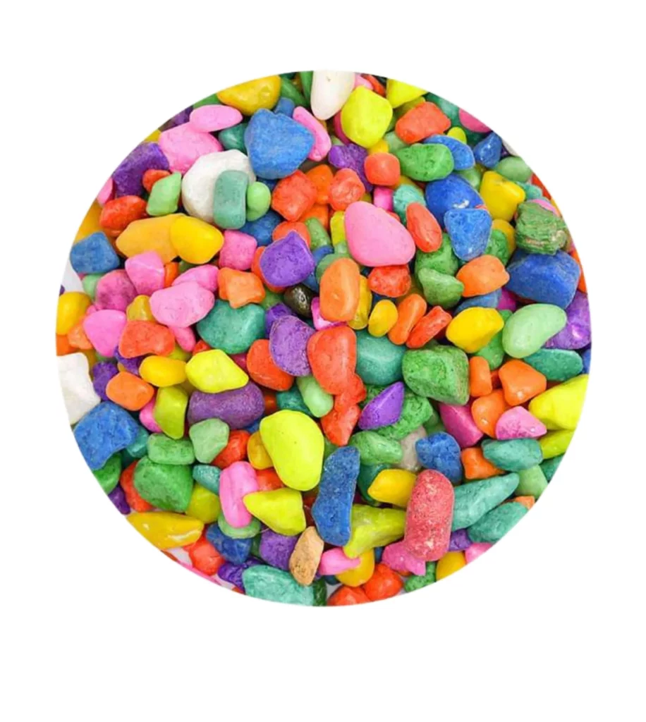 Mixed Color Pebbles (Small) – 1.5 Kg