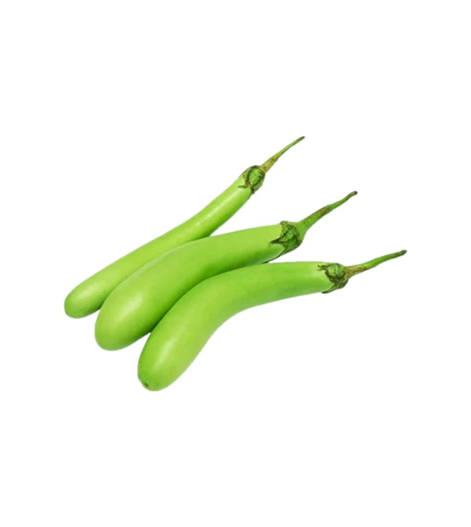 Brinjal Green Long 10  Seeds