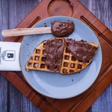 Chocolate and Nutella Waffle