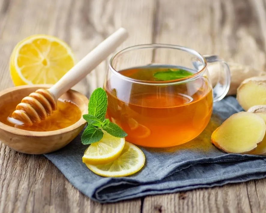Plain Green Tea with Honey