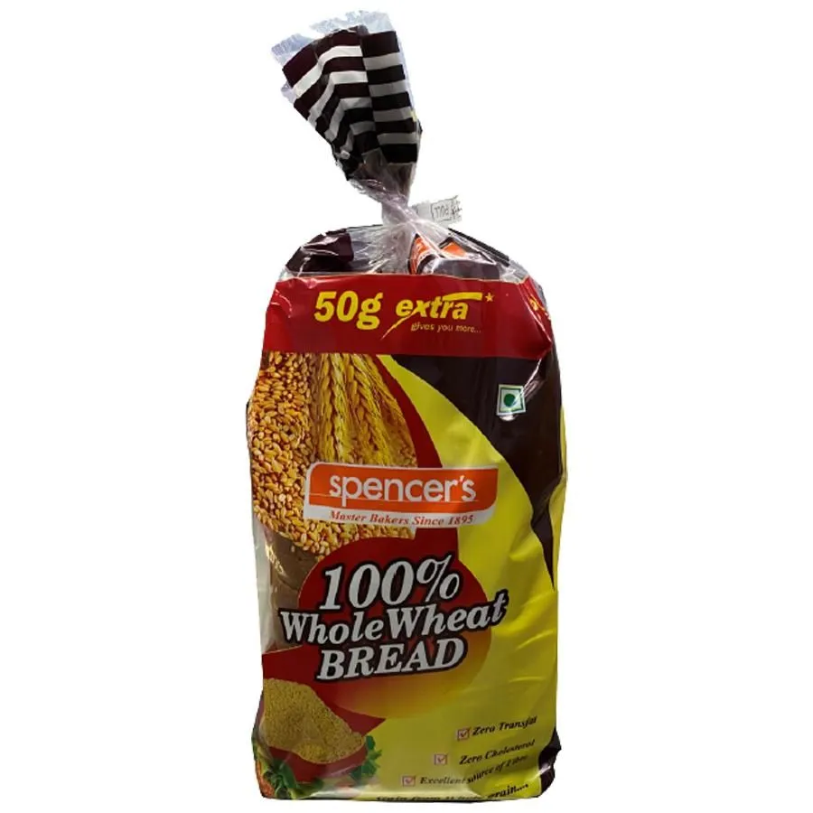 Spencer’s 100 percent Whole Wheat Bread – 400 gms