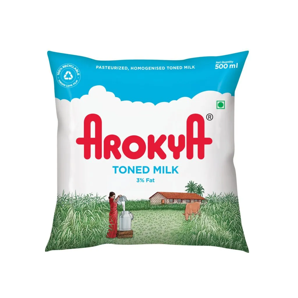 Arokya Toned Milk – 500 ml