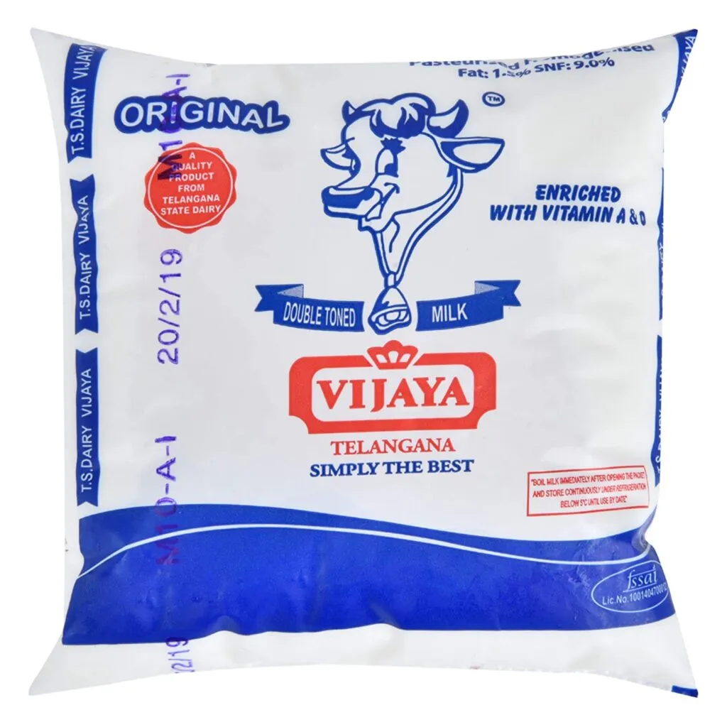 Vijaya Double Toned Milk – 500 ml