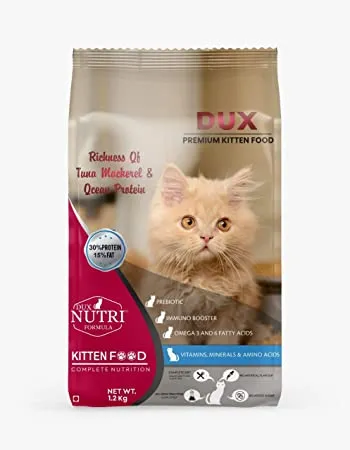 Dux Premium Kitten Dry Food For Cats Adult Cat 1.2kg