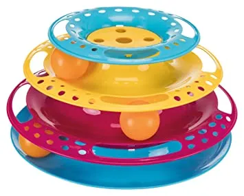 Trixie Cat Toy Circle Tower Catch The Balls All Ages 25*13
