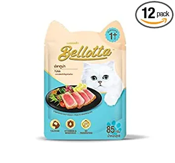 Bellotta Tuna   Pouch   Pack of 12 Adult Cat Pack of 12