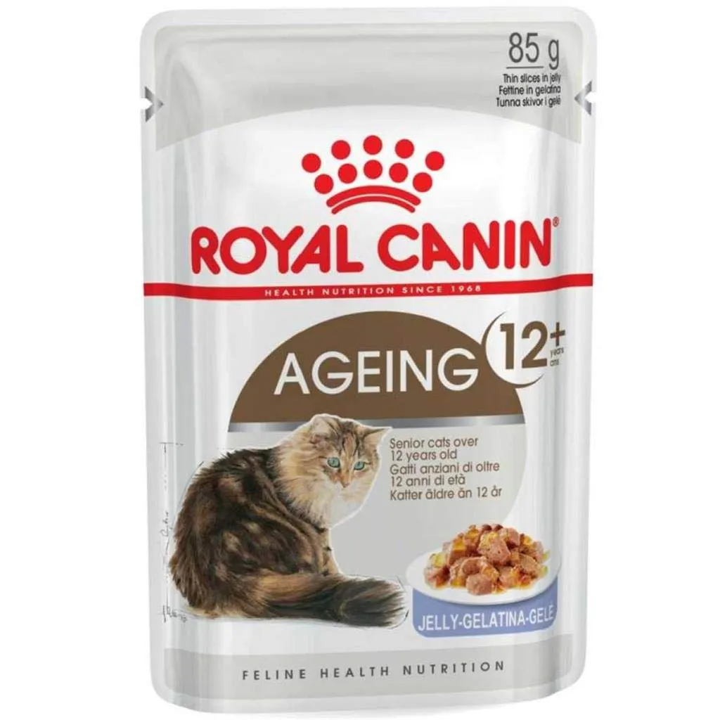 Royal Canin Gravy Salsa Sas Ageing 12 with  Years   Pouch   Pack Of 12 Adult Cat Pack of 12