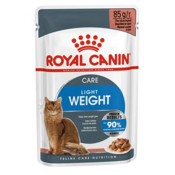 Royal Canin Light Weight Care Gravy Salsa Cat   Pouch   Adult Cat 85g