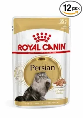 Royal Canin Persian Adult   Pouch   Pack Of 12 Adult Cat pack of 12
