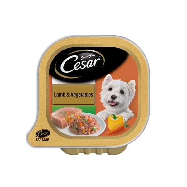 Cesar Lamb  and  Vegetables – Cup Adult Dog 100g