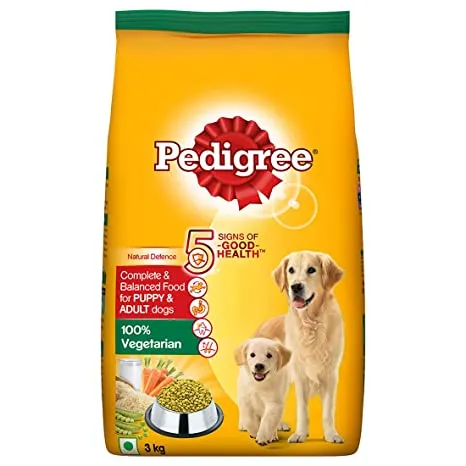 Pedigree Puppy  and  Adult Vegetarian Puppy 3kg
