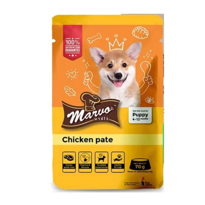 Marvo Chicken Pate Puppy Pouch Puppy 70g