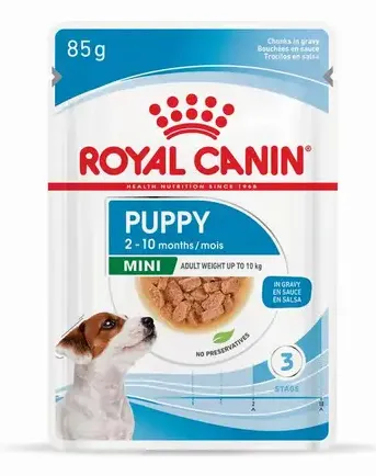 Royal Canin Mini Puppy Gravy Salsa  Pouch  Pack Of 12 Puppy