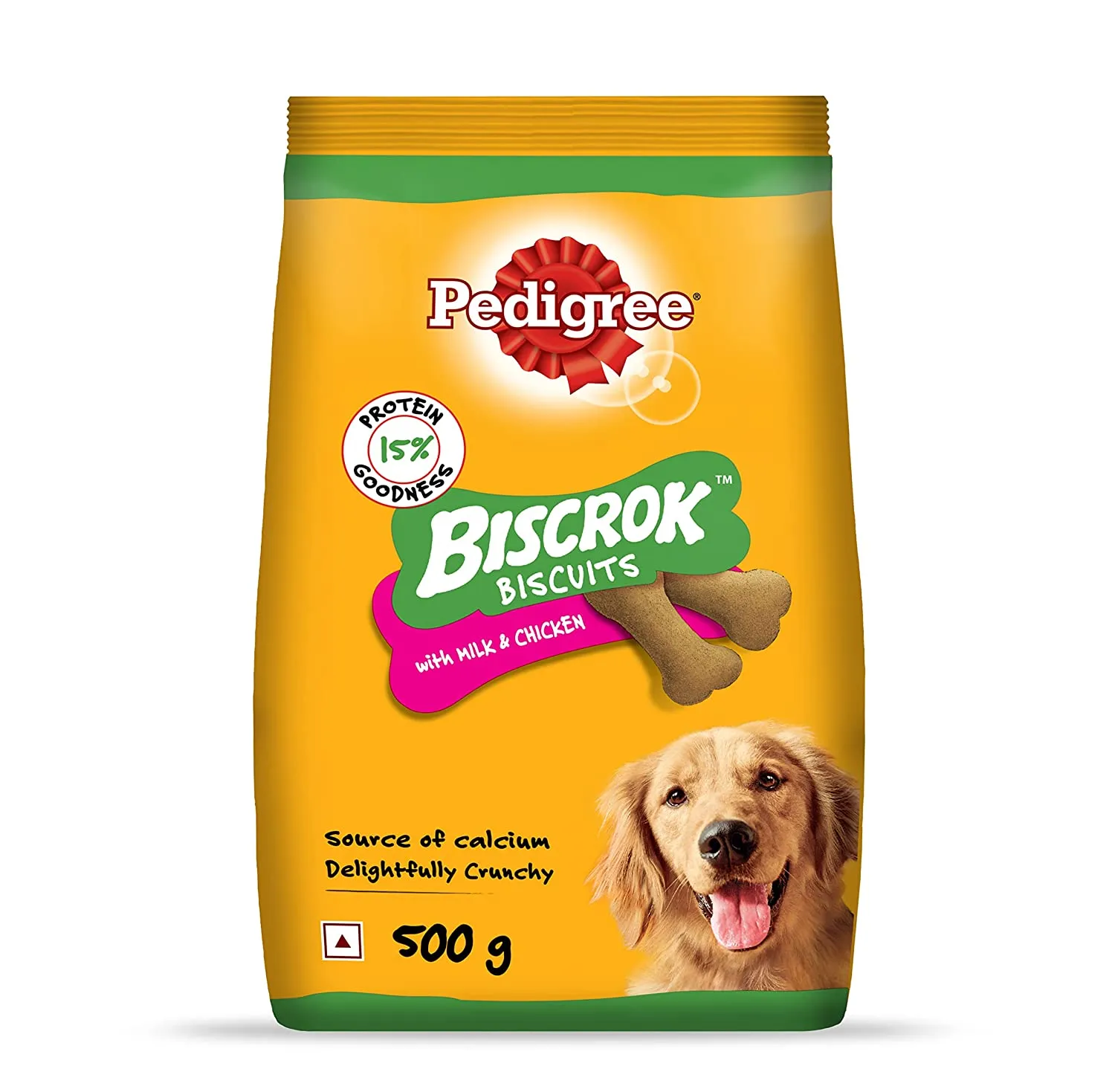 Pedigree Biscrok Biscuits With Chicken Adult Dog 500g