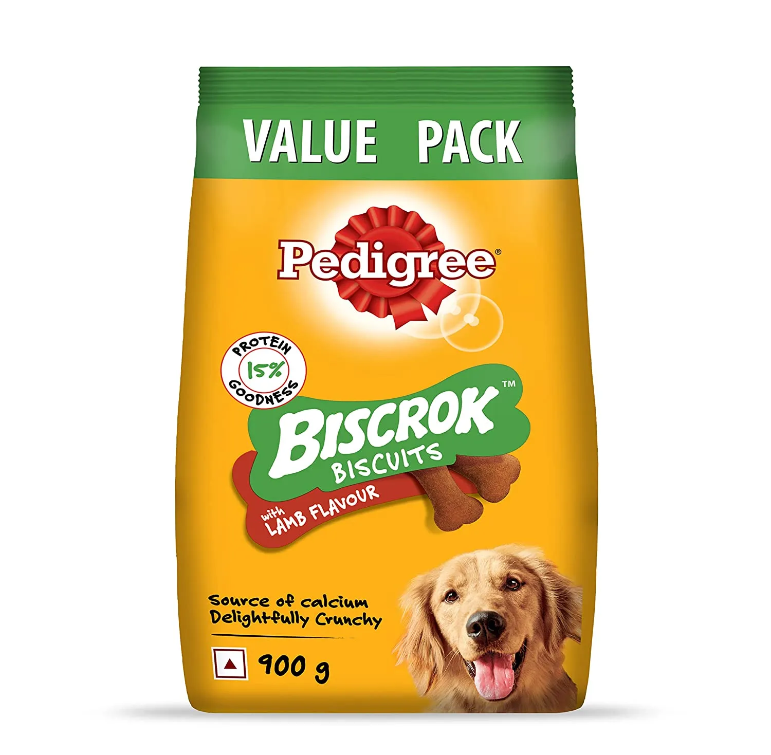 Pedigree Biscrok Biscuits With Lamb Flavours Adult Dog 500g