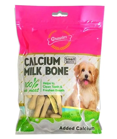 Gnawlers ‘Calcium Milk Bone’ Adult Dog 7Pcs