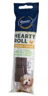 Gnawlers All Natural Hearty Roll – Chicken Flavour Adult Dog 40g