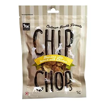Chip Chop Banana Chip Twined With Chicken Adult Dog 70g
