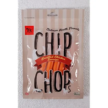 Chip Chop Devilled Chicken Sausage Adult Dog 75g