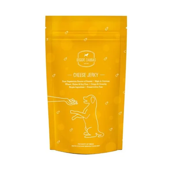 Doggie Dabbas Cheese Jerky 100 G Pack of 3 Adult Dog