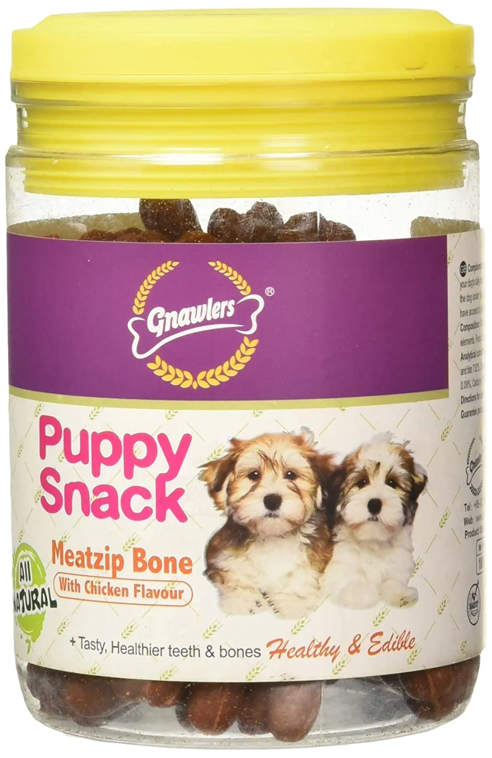 Gnawlers ‘Meat Zip’  Jar  Adult Dog 180g