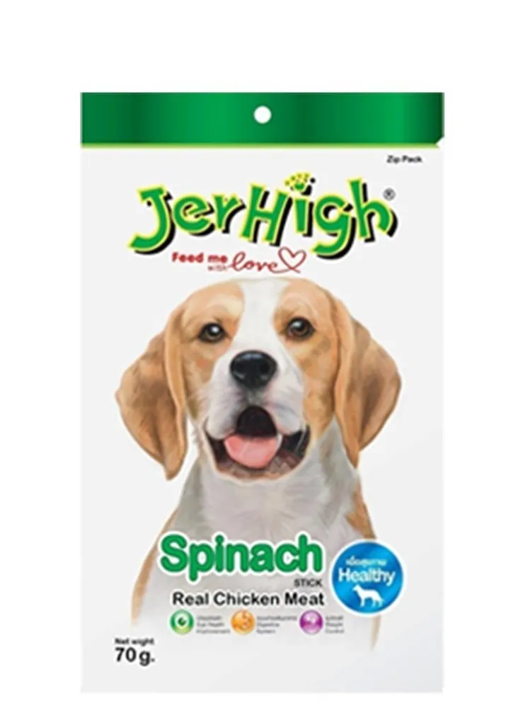 JerHigh Spinach Stick Adult Dog 70g