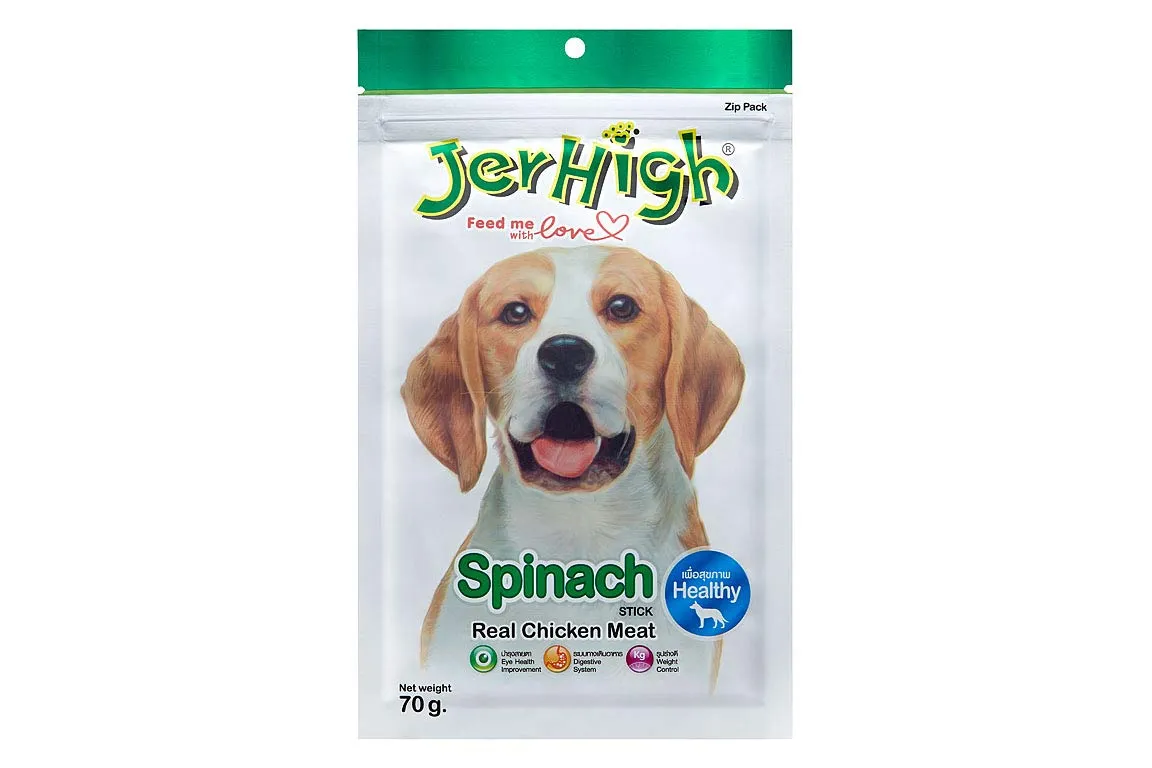 JerHigh Spinach Stix Adult Dog 100g